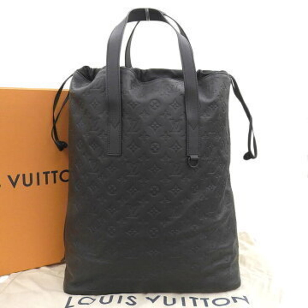 Louis Vuitton Monogram Vertical Shadow Black Helmet Bag